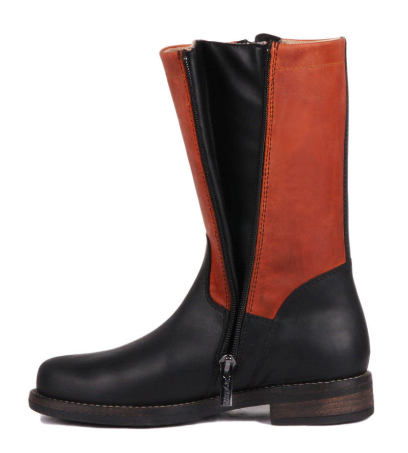 Oslo Outdoor Boot - Gaucho Black & Terracotta